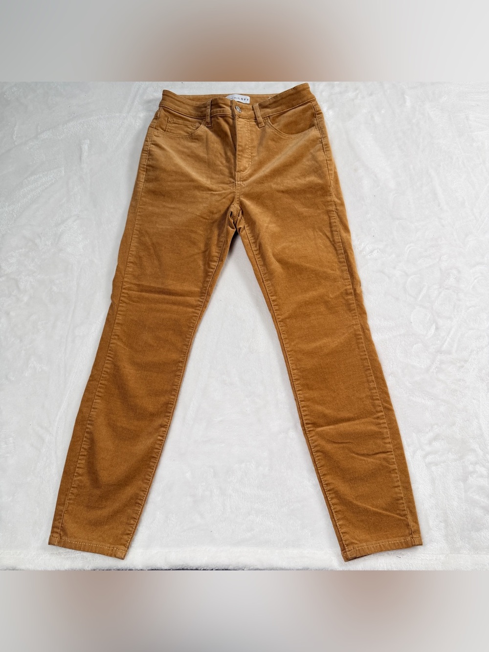 LOFT Corduroy Pants in Warm Caramel,